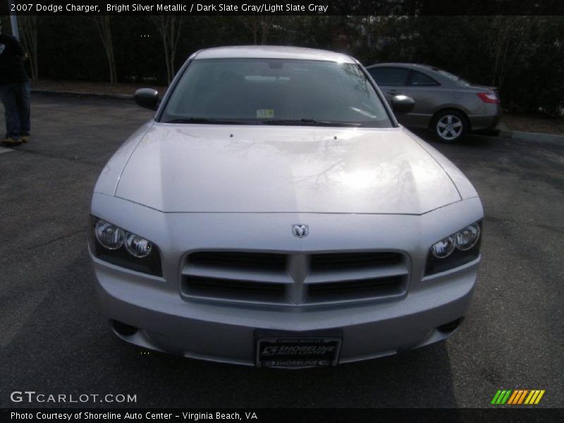 Bright Silver Metallic / Dark Slate Gray/Light Slate Gray 2007 Dodge Charger