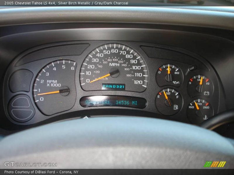 Silver Birch Metallic / Gray/Dark Charcoal 2005 Chevrolet Tahoe LS 4x4