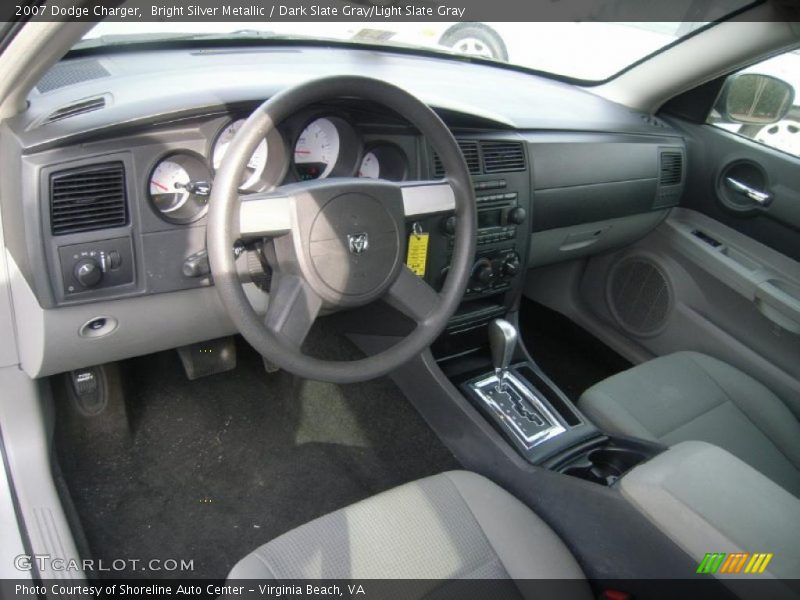 Bright Silver Metallic / Dark Slate Gray/Light Slate Gray 2007 Dodge Charger