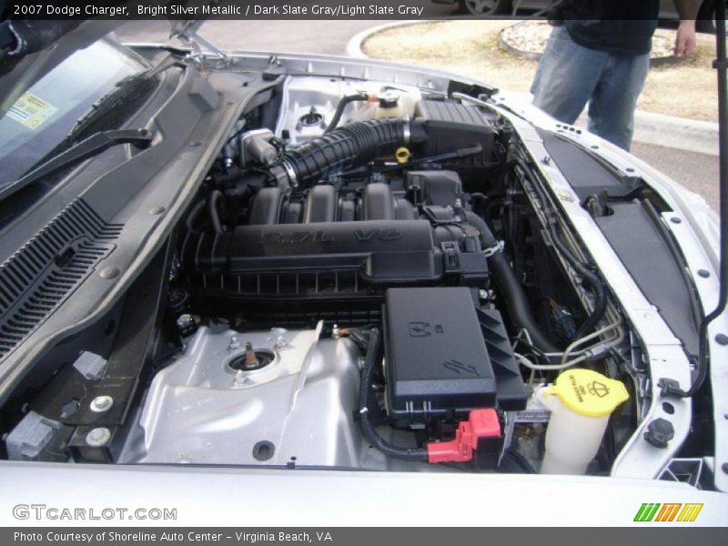 Bright Silver Metallic / Dark Slate Gray/Light Slate Gray 2007 Dodge Charger