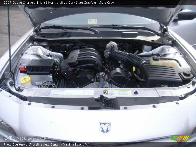 Bright Silver Metallic / Dark Slate Gray/Light Slate Gray 2007 Dodge Charger