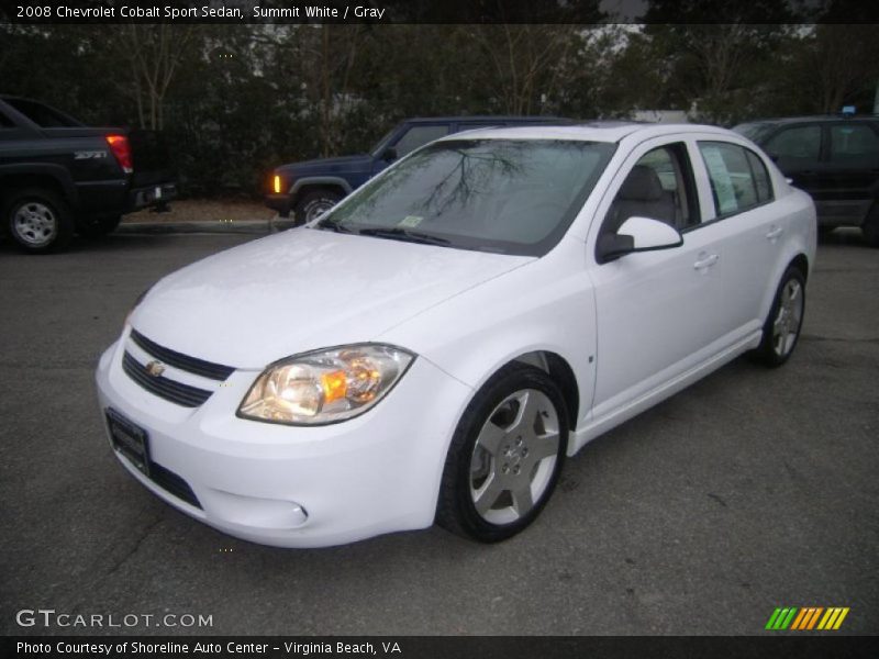 Summit White / Gray 2008 Chevrolet Cobalt Sport Sedan