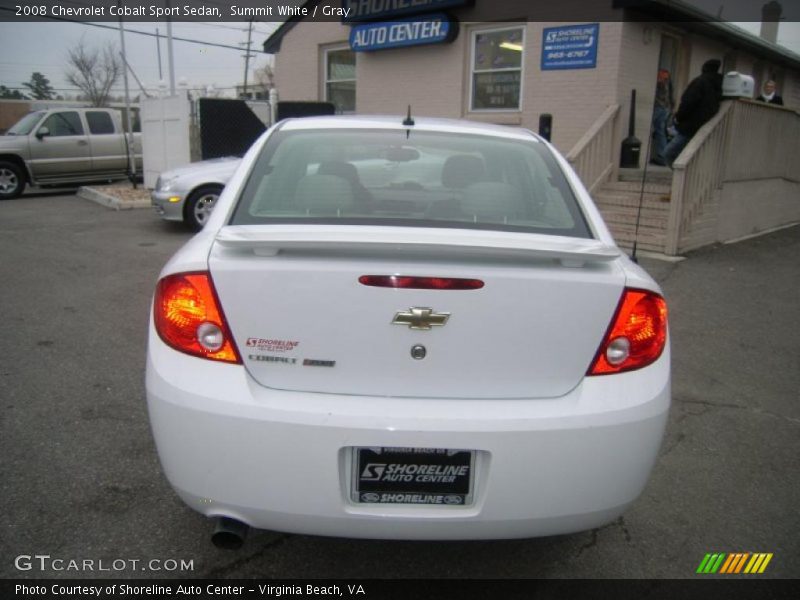 Summit White / Gray 2008 Chevrolet Cobalt Sport Sedan