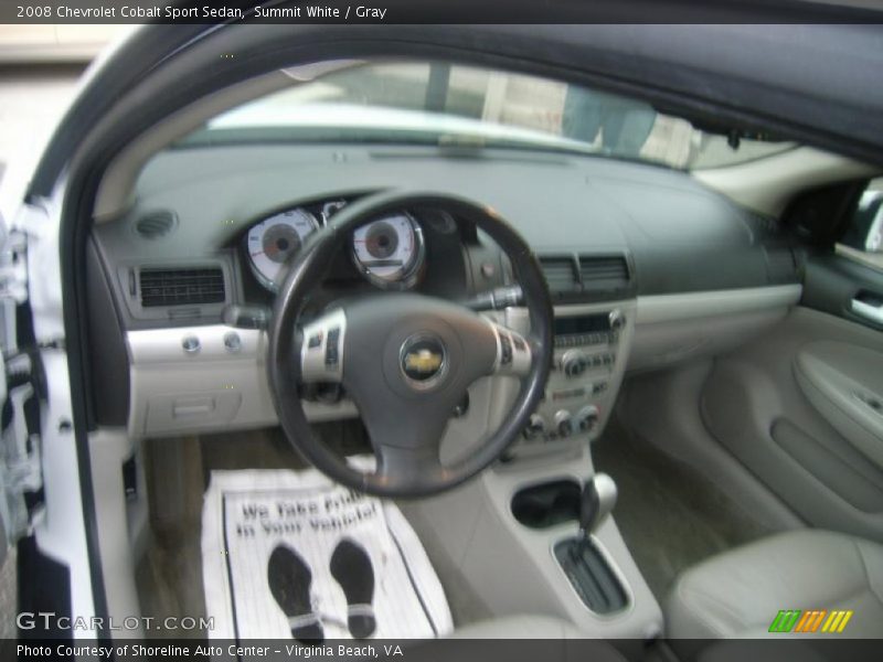 Summit White / Gray 2008 Chevrolet Cobalt Sport Sedan
