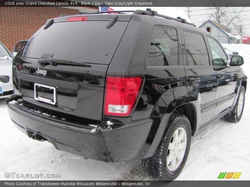 Black / Dark Slate Gray/Light Graystone 2008 Jeep Grand Cherokee Laredo 4x4