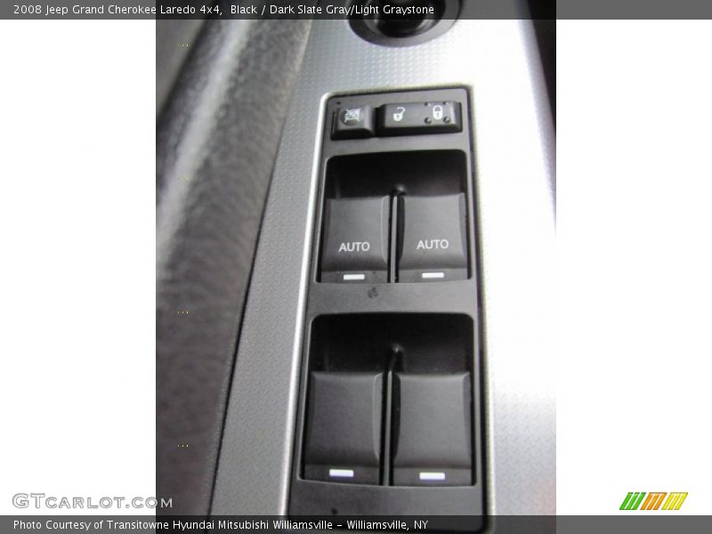 Black / Dark Slate Gray/Light Graystone 2008 Jeep Grand Cherokee Laredo 4x4