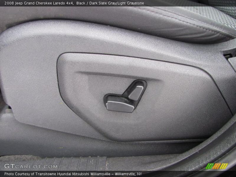 Black / Dark Slate Gray/Light Graystone 2008 Jeep Grand Cherokee Laredo 4x4