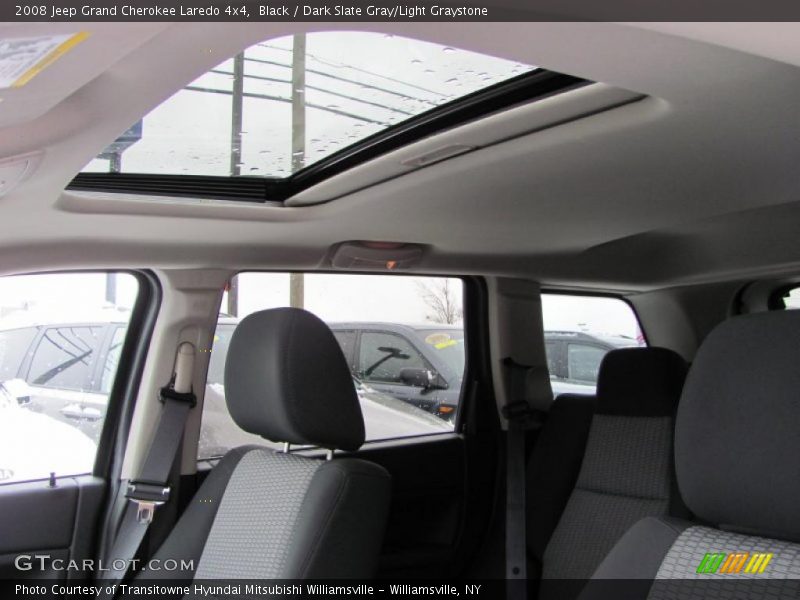 Black / Dark Slate Gray/Light Graystone 2008 Jeep Grand Cherokee Laredo 4x4