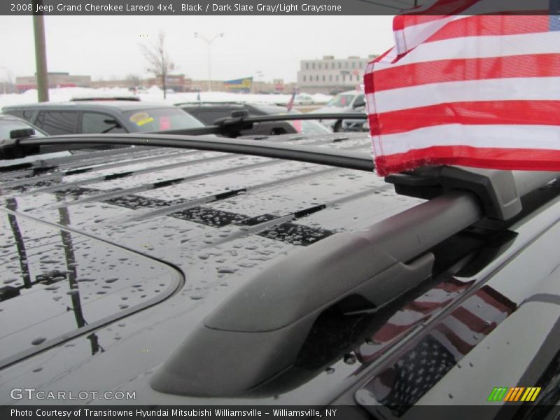 Black / Dark Slate Gray/Light Graystone 2008 Jeep Grand Cherokee Laredo 4x4