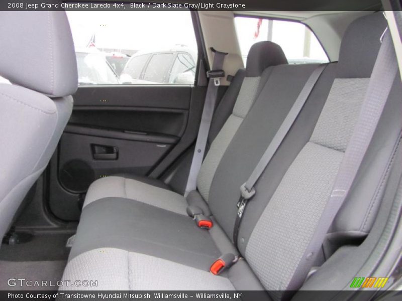 Black / Dark Slate Gray/Light Graystone 2008 Jeep Grand Cherokee Laredo 4x4