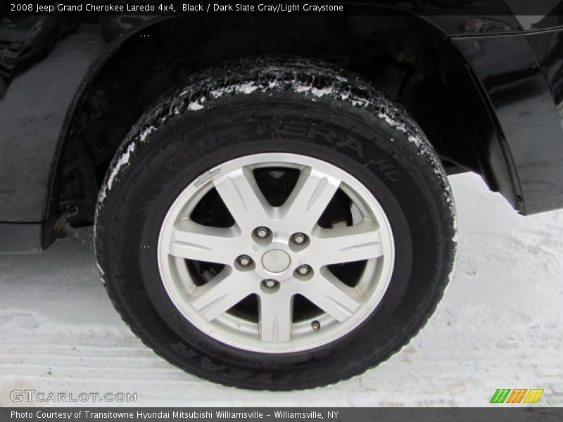 Black / Dark Slate Gray/Light Graystone 2008 Jeep Grand Cherokee Laredo 4x4
