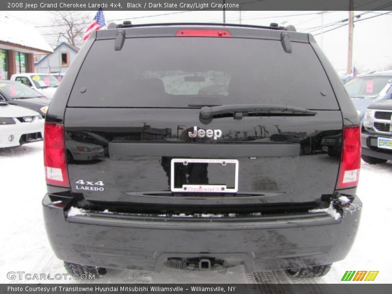 Black / Dark Slate Gray/Light Graystone 2008 Jeep Grand Cherokee Laredo 4x4
