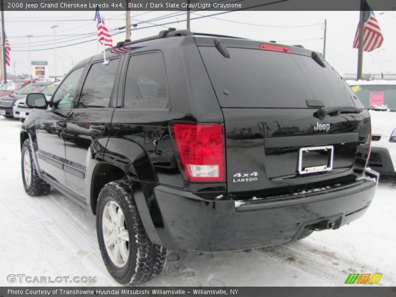 Black / Dark Slate Gray/Light Graystone 2008 Jeep Grand Cherokee Laredo 4x4