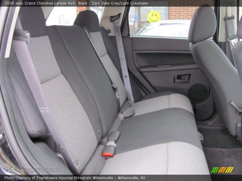 Black / Dark Slate Gray/Light Graystone 2008 Jeep Grand Cherokee Laredo 4x4