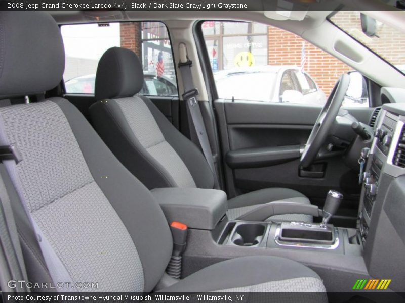 Black / Dark Slate Gray/Light Graystone 2008 Jeep Grand Cherokee Laredo 4x4