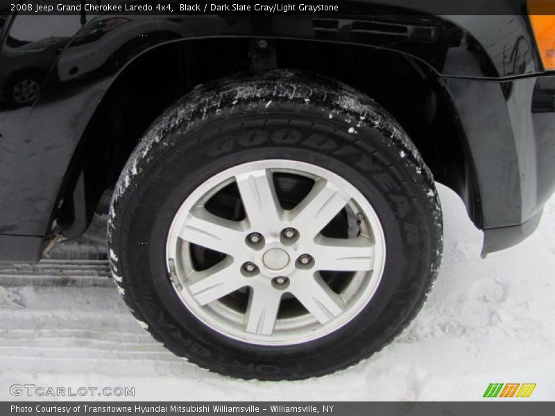 Black / Dark Slate Gray/Light Graystone 2008 Jeep Grand Cherokee Laredo 4x4