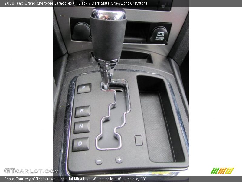 Black / Dark Slate Gray/Light Graystone 2008 Jeep Grand Cherokee Laredo 4x4