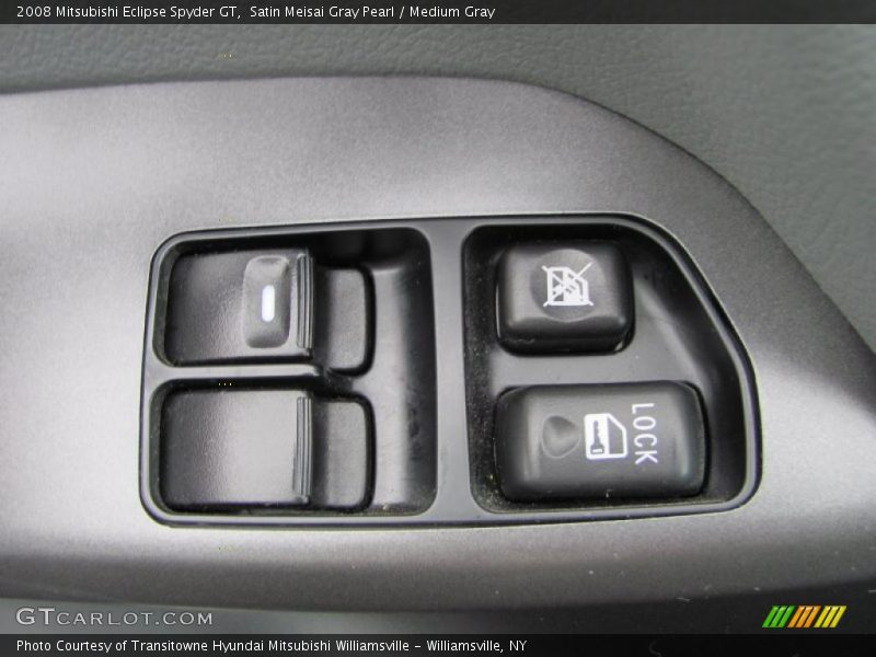 Satin Meisai Gray Pearl / Medium Gray 2008 Mitsubishi Eclipse Spyder GT