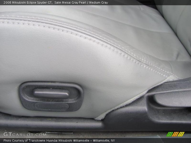 Satin Meisai Gray Pearl / Medium Gray 2008 Mitsubishi Eclipse Spyder GT