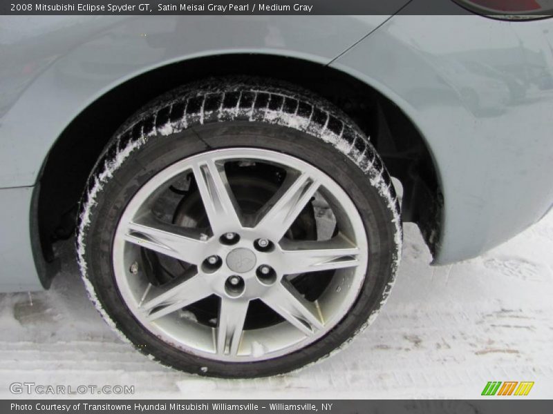 Satin Meisai Gray Pearl / Medium Gray 2008 Mitsubishi Eclipse Spyder GT