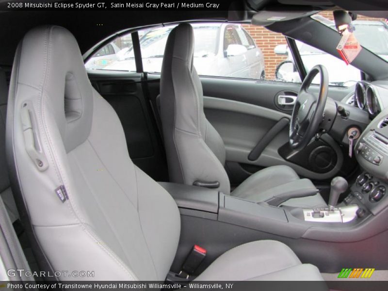 Satin Meisai Gray Pearl / Medium Gray 2008 Mitsubishi Eclipse Spyder GT