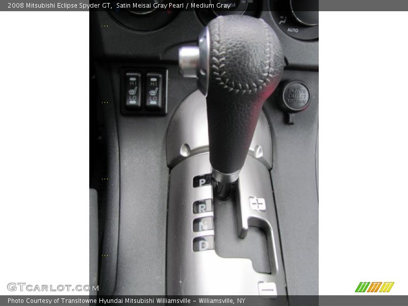 Satin Meisai Gray Pearl / Medium Gray 2008 Mitsubishi Eclipse Spyder GT