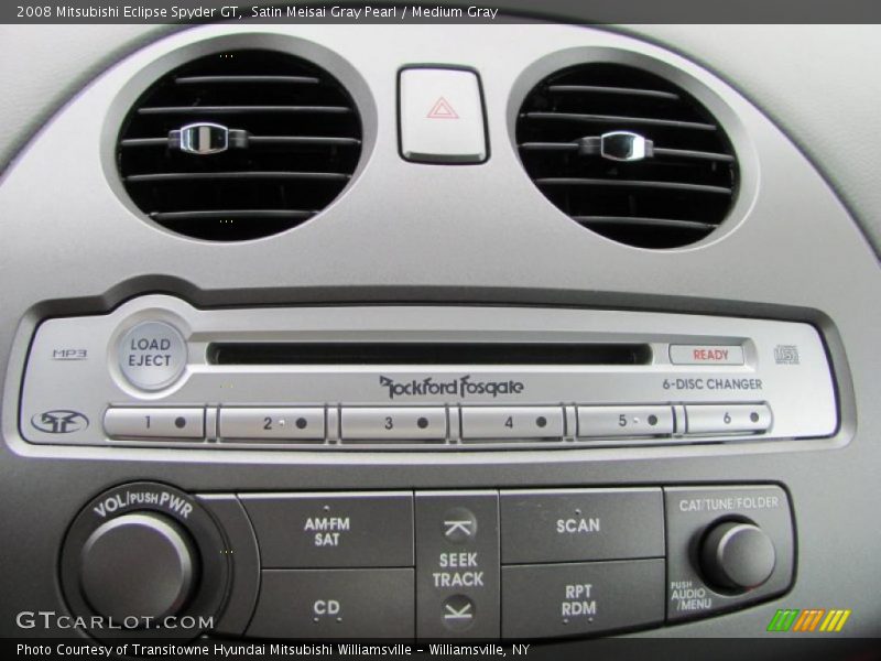 Satin Meisai Gray Pearl / Medium Gray 2008 Mitsubishi Eclipse Spyder GT