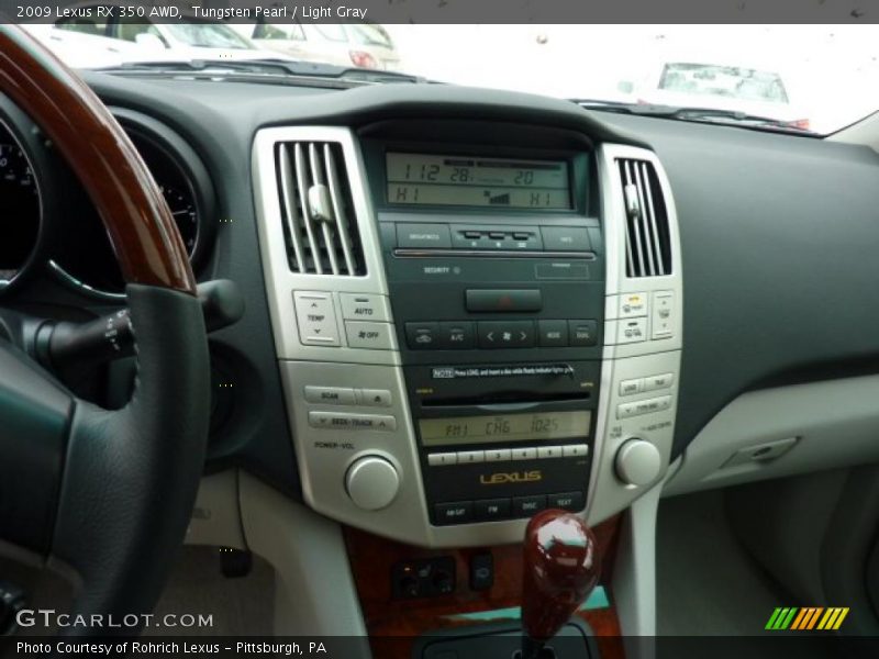 Tungsten Pearl / Light Gray 2009 Lexus RX 350 AWD