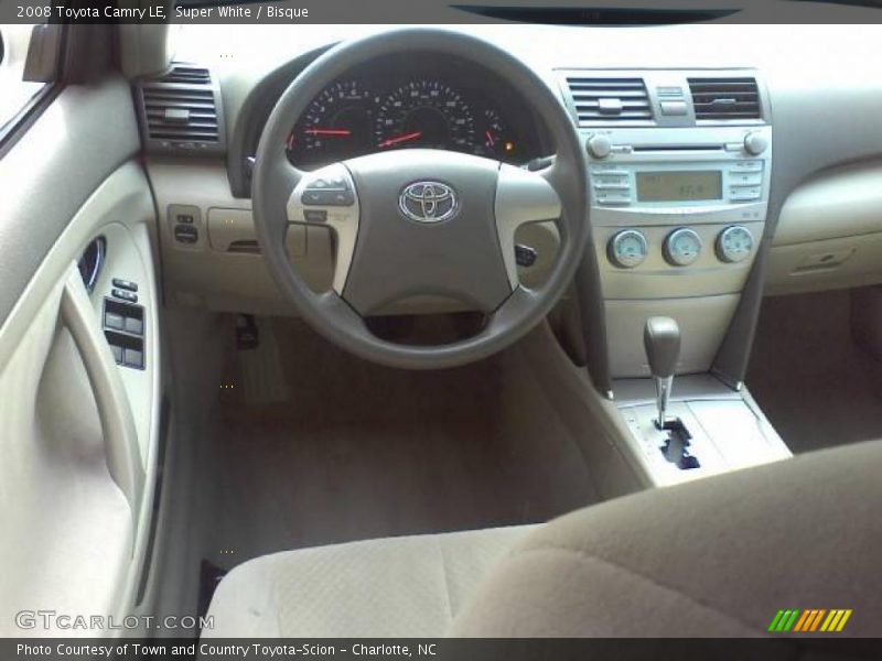 Super White / Bisque 2008 Toyota Camry LE