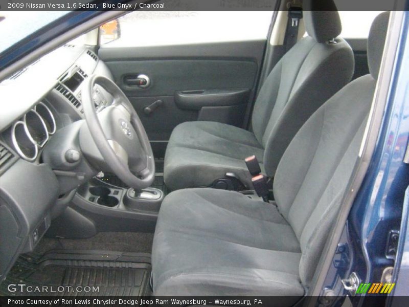 Blue Onyx / Charcoal 2009 Nissan Versa 1.6 Sedan