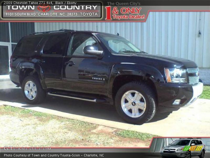 Black / Ebony 2009 Chevrolet Tahoe Z71 4x4