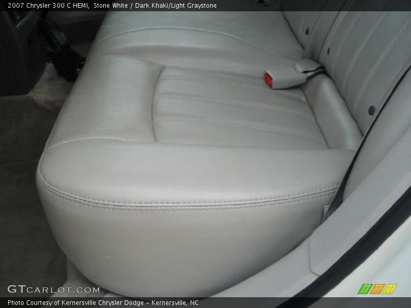 Stone White / Dark Khaki/Light Graystone 2007 Chrysler 300 C HEMI
