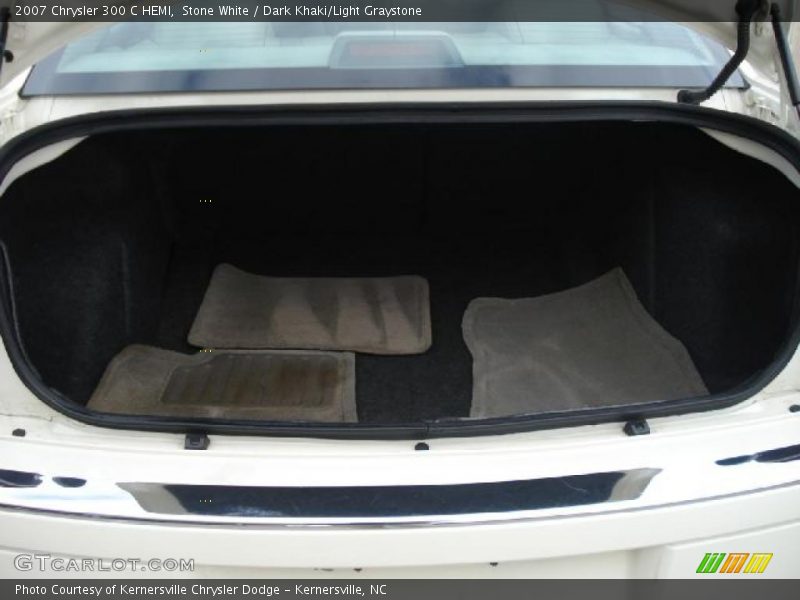 Stone White / Dark Khaki/Light Graystone 2007 Chrysler 300 C HEMI