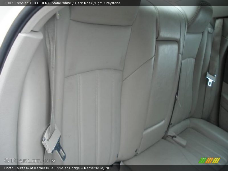 Stone White / Dark Khaki/Light Graystone 2007 Chrysler 300 C HEMI