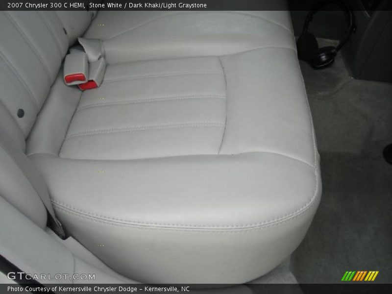Stone White / Dark Khaki/Light Graystone 2007 Chrysler 300 C HEMI