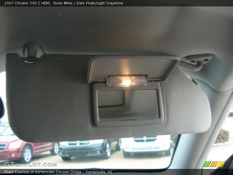 Stone White / Dark Khaki/Light Graystone 2007 Chrysler 300 C HEMI