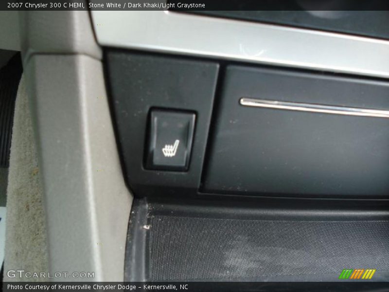 Stone White / Dark Khaki/Light Graystone 2007 Chrysler 300 C HEMI
