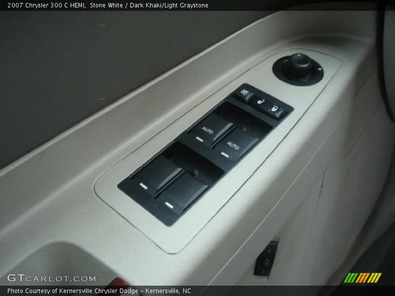 Stone White / Dark Khaki/Light Graystone 2007 Chrysler 300 C HEMI