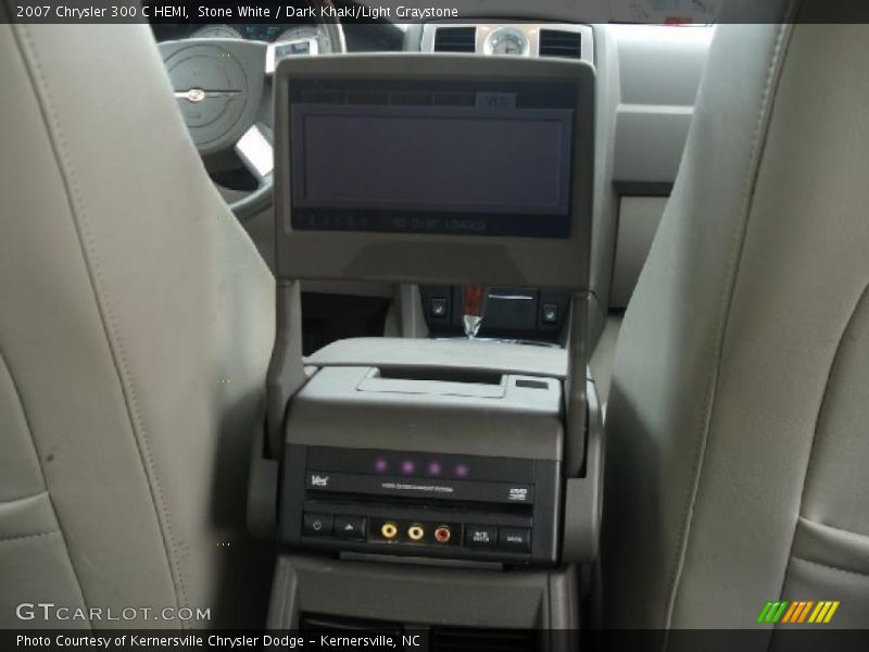 Stone White / Dark Khaki/Light Graystone 2007 Chrysler 300 C HEMI