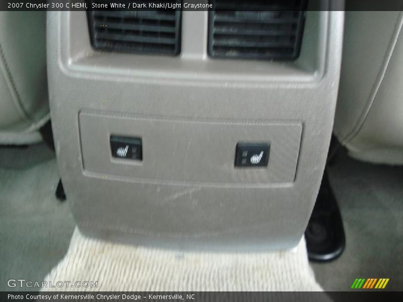 Stone White / Dark Khaki/Light Graystone 2007 Chrysler 300 C HEMI