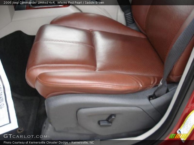 Inferno Red Pearl / Saddle Brown 2006 Jeep Commander Limited 4x4