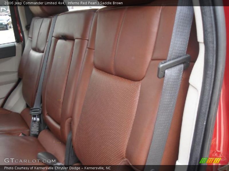 Inferno Red Pearl / Saddle Brown 2006 Jeep Commander Limited 4x4