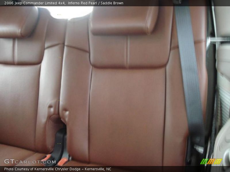 Inferno Red Pearl / Saddle Brown 2006 Jeep Commander Limited 4x4