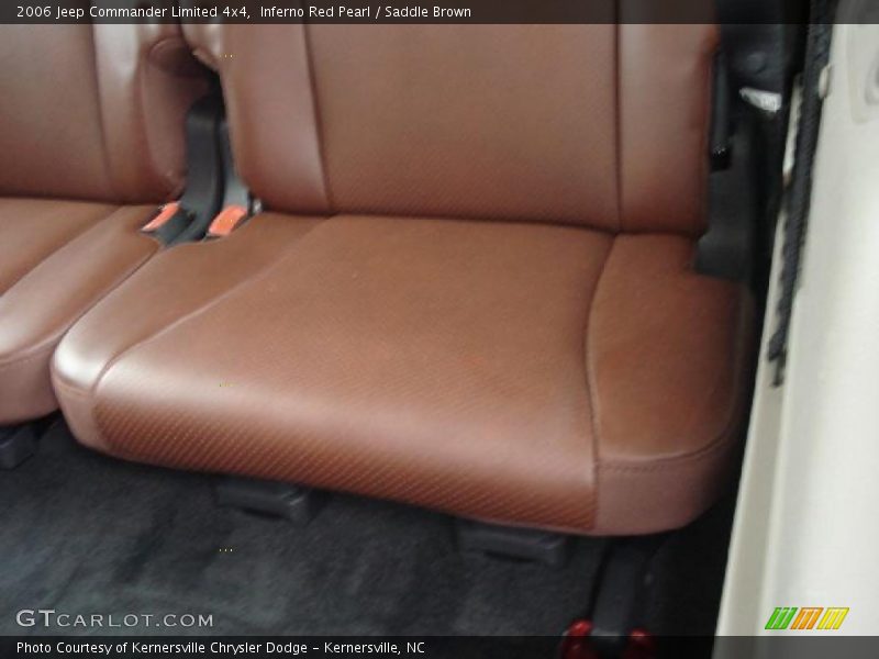 Inferno Red Pearl / Saddle Brown 2006 Jeep Commander Limited 4x4