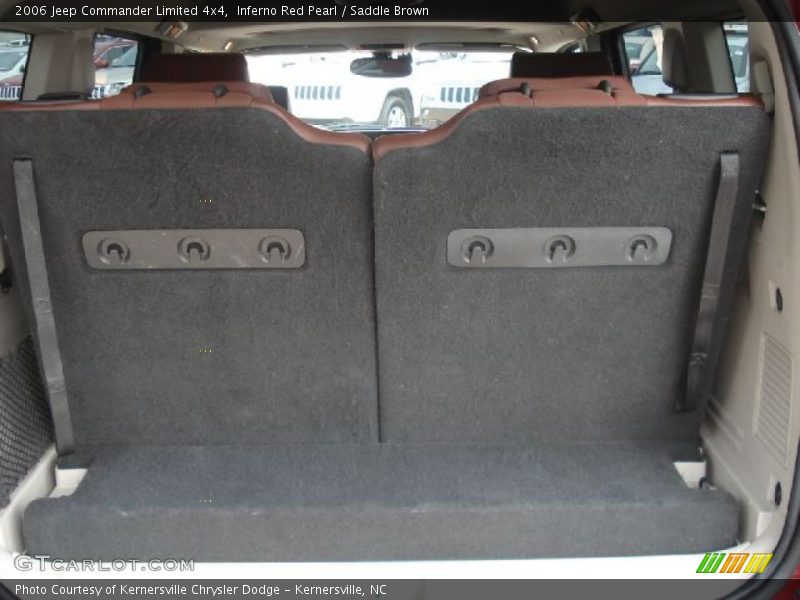 Inferno Red Pearl / Saddle Brown 2006 Jeep Commander Limited 4x4