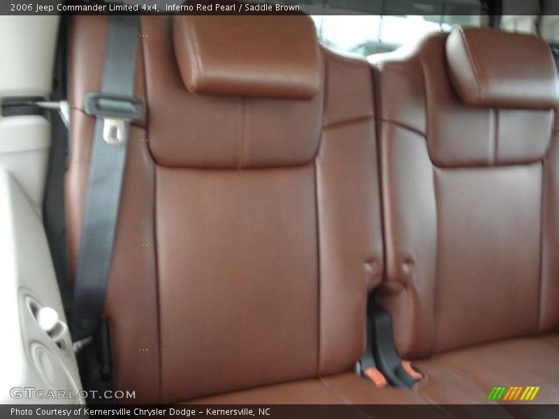 Inferno Red Pearl / Saddle Brown 2006 Jeep Commander Limited 4x4
