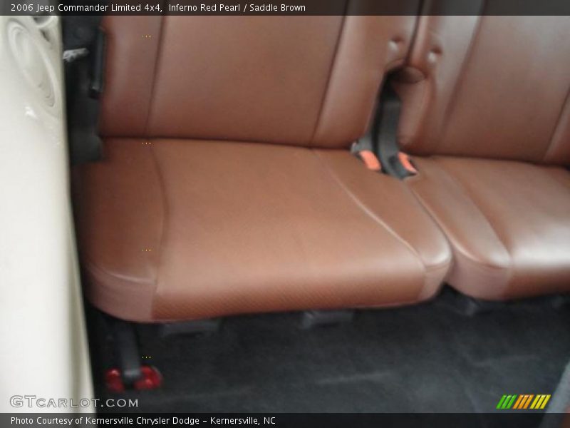 Inferno Red Pearl / Saddle Brown 2006 Jeep Commander Limited 4x4