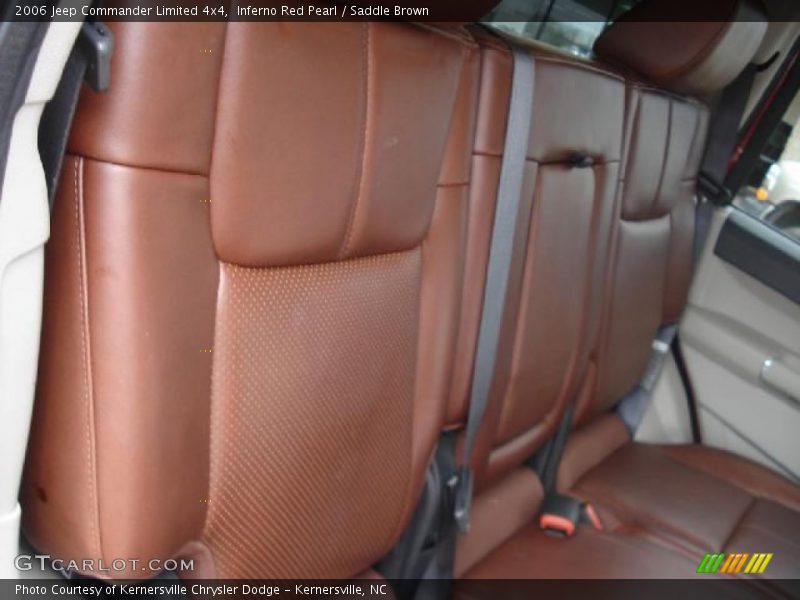Inferno Red Pearl / Saddle Brown 2006 Jeep Commander Limited 4x4