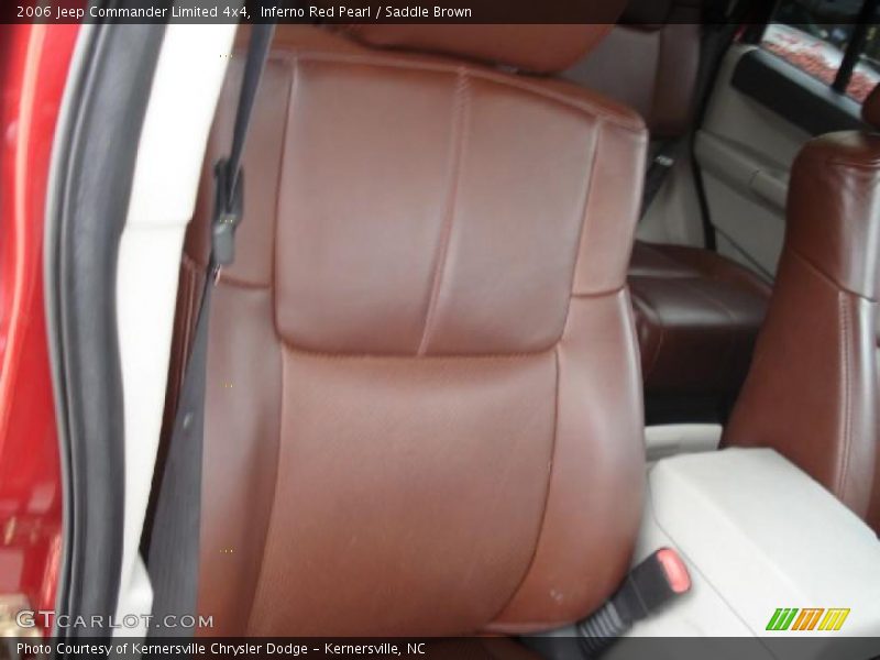 Inferno Red Pearl / Saddle Brown 2006 Jeep Commander Limited 4x4