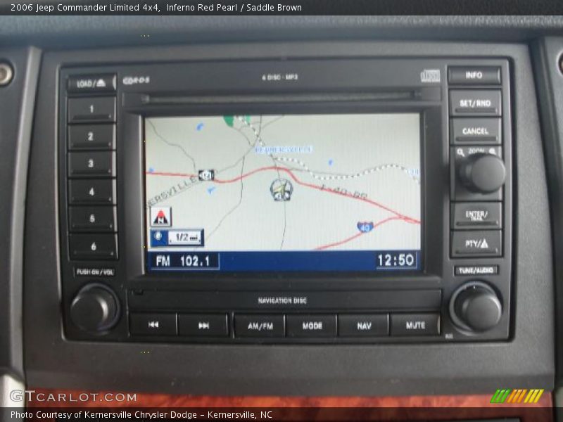 Inferno Red Pearl / Saddle Brown 2006 Jeep Commander Limited 4x4